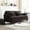 Black, variant on Multifunctional 2-Seat Loveseat / Suitable for Dining, Kitchen, and More