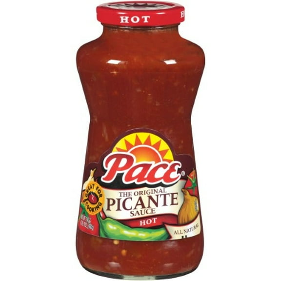 Pace Hot Picante Sauce 24 oz (Pack of 8)