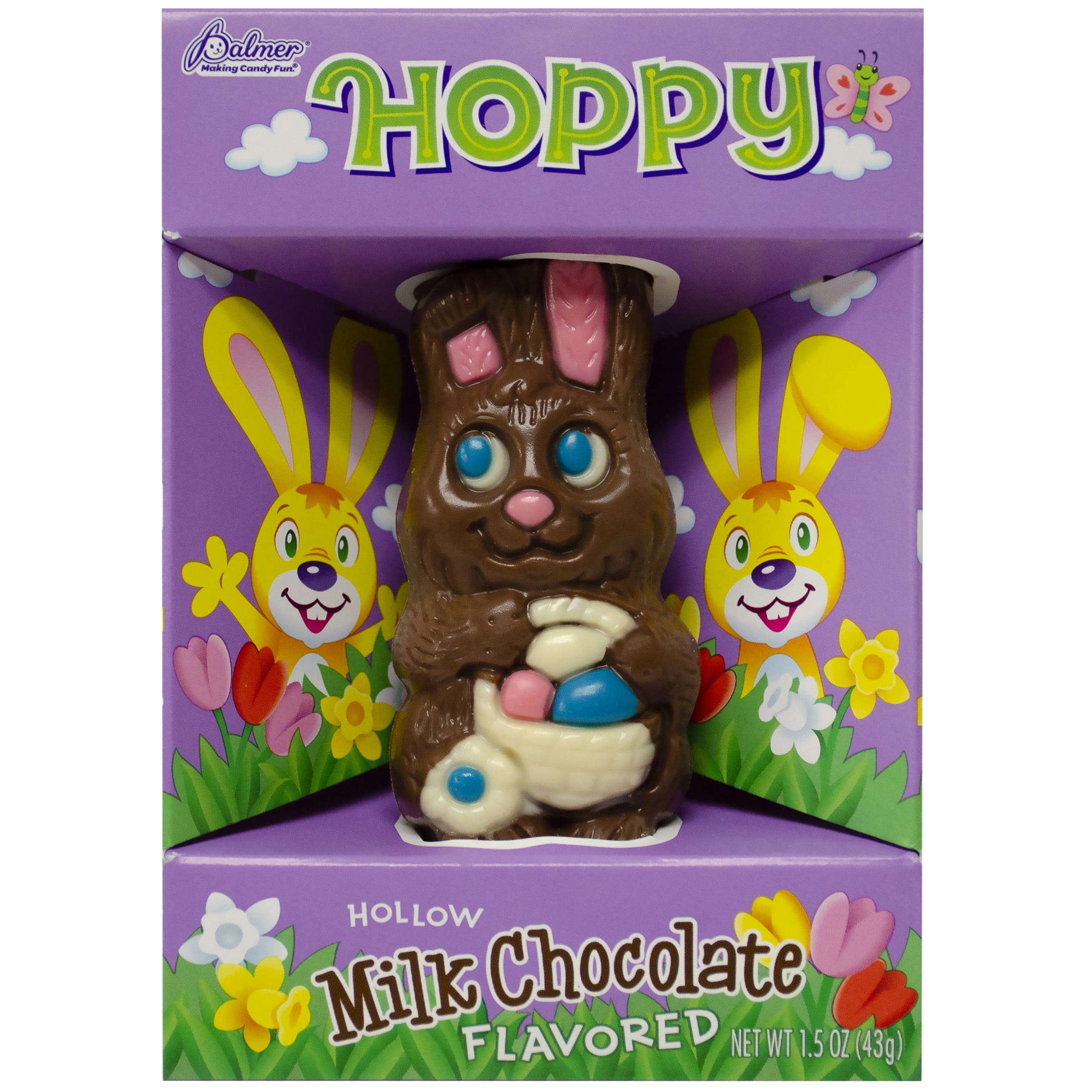 RM Palmer Hoppy, Happy, Hippy Pastel Pals, Hollow Milk Chocolate