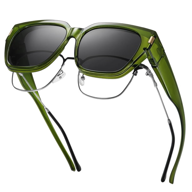 Gafas de sol HAOLOTA Polarizadas UV400 para mujer y hombre, Fit Over Glasses