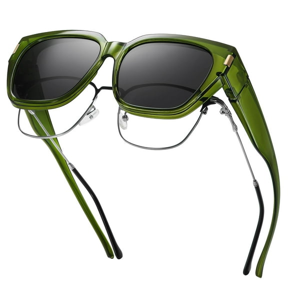 Gafas de sol HAOLOTA Polarizadas UV400 para mujer y hombre, Fit Over Glasses