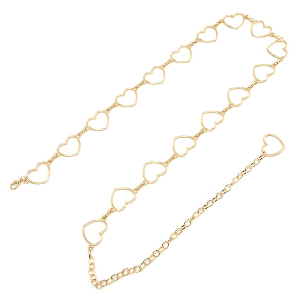 Cadena de Cinturón, Mujeres Regalo Golden Women Belt Metal Cinturón Para Bodas para Ropa Diaria