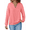 Pink, variant on Fantaslook V Neck Sweatshirts for Women Pullover Long Sleeve Shirts Tunic Fall Tops Casual Lightweight Sweatshirts