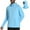 Sky Blue, variant on Men’s UPF 50  Hoodie Shirt with Mask Long Sleeve Permanent UV Sun Protection Neck Gaiter Performance T for Outdoor
