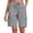 15# Gray, variant on 9" 10" Inseam Hiking Cargo Shorts Womens 6 Pockets Pull on Bermuda Shorts Lightweight Quick Dry Outdoor Workout Running Athletic Short Summer Travel Loose Army Green S