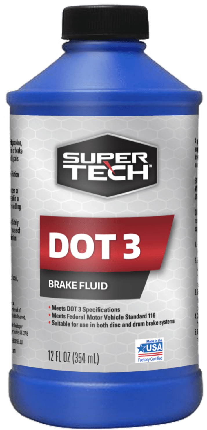 Super Tech DOT 3 Brake Fluid, 12 oz
