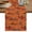 Burnt Orange, variant on Western Cowboys Table Runner, Dark Brown Retro Country Desert Horse Washable Cotton Linen Table Runners 36 Inches Long, Dresser Scarf Runner for Nightstand/End Tables/Round Tables 13''x36''