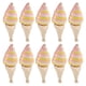 thumbnail image 2 of 10 globos de helado, lindos globos de aluminio con forma de cono de helado para fiestas y celebraciones, globos de aluminio para fiestas de cumpleaños, globos inflables novedosos, 2 of 3