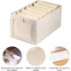 thumbnail image 5 of 3PCS Caja De Almacenamiento Plegables Cajones Organizador De Ropa Bolsa Cestos Almacenamiento De Tela Resistente Closets Cajas Organizadoras De Almacenaje Para Ropa Juguetes Libros Dormitorio, 5 of 7