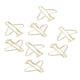 thumbnail image 5 of Clips De Papel, Lindos Y Prácticos Clips De Papel Dorados En Forma De Avión De Galvanoplastia Portátiles Para La Oficina Para El Hogar, 5 of 7