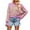 Purple, variant on Quinlirra Womens Sweaters 2025 Women's New Fashionable Round Neck Striped Knitted Sweater Loose Pullover Sweater Round Neck Sweater