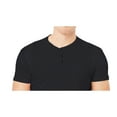 thumbnail image 3 of X RAY JEANS Mens Basic Henley Neck Short Sleeve T-Shirt, Iron, XL, 3 of 3