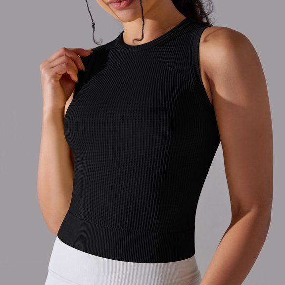 USSUMA Womens Tank Tops Womens Tops Dressy Casual Women's Yoga Wear Bra Breathable Quick Drying Body Shaping Back Fitness Sports Top V-Neck Up to 65% Off Womens Tops Women's Tank Tops Solidcolor