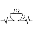 thumbnail image 3 of CafePress - Coffee Heartbeat - 11 oz Ceramic Mug - Novelty Coffee Tea Cup, 3 of 6