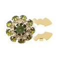 thumbnail image 3 of TISHITA Decorative Rhinestone Button Cover DIY Decoration Clip on for Dress Suit Hat, 3 of 8