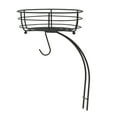 thumbnail image 2 of Gibson Home Two-Tier Fruit Basket with Banana Hanger – Black Metal Countertop Produce Stand – Kitchen Storage Organizer for Apples, Oranges, Bananas – Durable Iron Wire Frame, 2 of 8