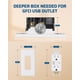 thumbnail image 5 of Salida GFCI DEWENWILS de 15 A con puertos USB-A y USB-C de 4,8 A/24 W, 5 of 8