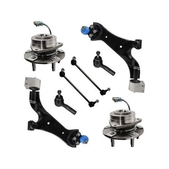 Front Wheel Hub Control Arm Ball Joint Kit - Compatible with 2002 - 2007 Saturn Vue 2003 2004 2005 2006