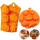 thumbnail image 1 of Molde de silicona para pastel de Halloween de bruja DIY, 2 uds., 6 incluso calabaza fantasma Sailing Electrónica, 1 of 5