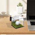 thumbnail image 3 of Visland Baseball Display Case UV Protected Acrylic Clear Square Ball Holder Baseball Stand Storage Holder Display Cube Box, 3 of 7