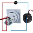 thumbnail image 2 of Bgsha Digital Ammeter Voltmeter, 22mm Square Digital Tube Screen with Transformer,, 2 of 6