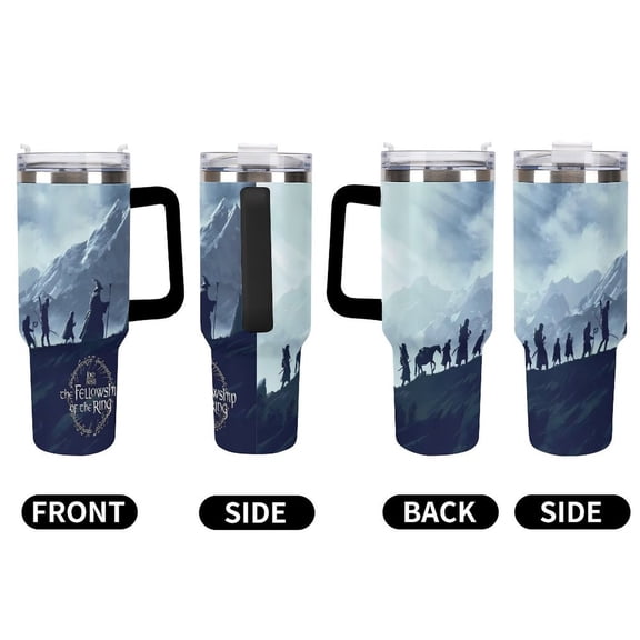 Besetuui Travel Mug 40Oz for Hot and Cold Beverages Leak Proof,Insulated with Handle Spillproof Lid