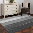 thumbnail image 3 of Area Rugs for Living Room Bedroom, Grey Ombre 4'x6' Rug Washable Carpet Runner Indoor Outdoor, Farmhouse Vintage Wooden Grain Texture Non Slip Accent Floor Mats Rug for Kitchen, Office, 3 of 8