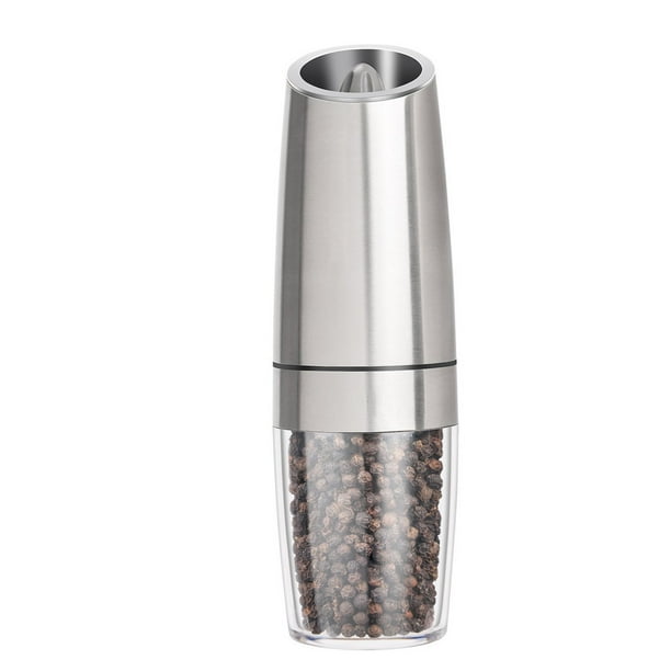 Cateissary Molinillo de pimienta Gadget de cocina de acero inoxidable Cocina de inducción automática eléctrica Herramienta de molienda de especias para Utensilios de cocina Cateissary HA006010-00B
