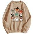 thumbnail image 2 of Halloween Cute Sweatshirts for Women 2025 Long Sleeve Crewneck Cute Tooth Graphic Sweatshirt Pullover Tops, 2 of 3