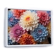 thumbnail image 2 of Designart "Chrysanthemums Vibrant composition I" Floral Floater Framed Wall Art Print, 2 of 7