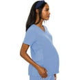 thumbnail image 5 of Med Couture Touch Scrubs Top For Maternity V-Neck MC628, 5 of 8