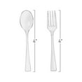 thumbnail image 6 of Smarty 4" Clear Mini Plastic Disposable Dessert Spoons 960ct, 6 of 6