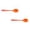 Orange, variant on ZOURIH 1 Piece Silicone Cooking Spoons 8 inch Heat Resistant Kitchen Spoons for Mixing, Serving and Stirring Upgrade Large Non Stick Basting Utensils, Dishwasher Safe,Blue