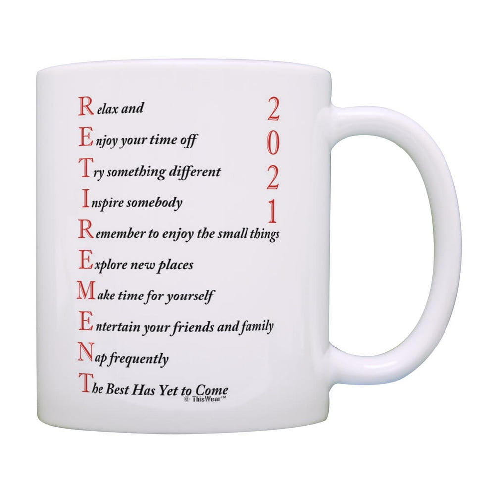 Retirement Gifts for Women or Men Retirement 2021 Retired Poem