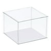 Uxcell Clear Display Case, Acrylic Box Assemble Transparent Dustproof Box Showcase 30x30x30cm for Collectibles, Crafts