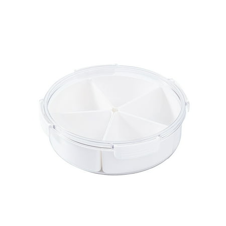 

Plastic Divided Serving Tray With Lids Snack Fruit Trayfood Storage Lunch Storage Box Vegetarian Candy Snack Party Appetizers Tray