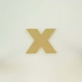 thumbnail image 2 of Package of 1, 14 Inch X 3/4" Thickness MDF Letter x in The Arial Font, Thick, Lower Case for Art & Craft Project, Made in USA, 2 of 4