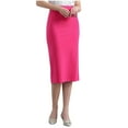 thumbnail image 2 of Taylonsss Women’s Classic Below Knee Pencil Skirt Stretch Line Midi Skirt of Business Casual Outfits, 2 of 4