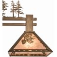 thumbnail image 2 of Meyda Tiffany 177349 Tall Pines 3 Light 46" Wide Linear Pendant - Copper, 2 of 7