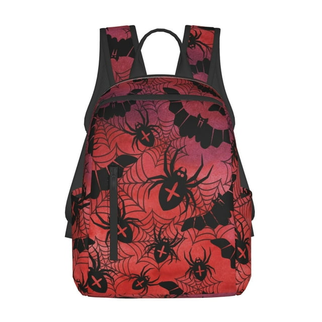 Fotbe Bats And Spiders Mochila Ligera para Hombres y Mujeres - Duradera y Resistente al Agua, Ideal para Escuela, Trabajo, Viajes y Uso Diario