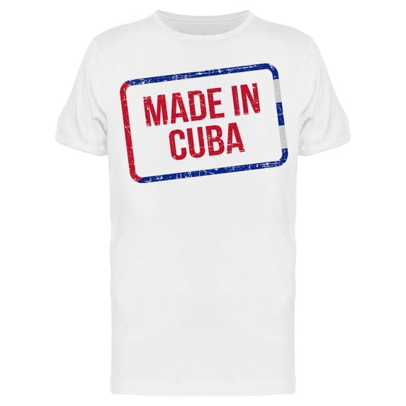 Made In Cuba T-Shirt Men -Image by Shutterstock, Male XX-Large