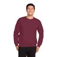 thumbnail image 5 of Gildan Men’s Heavy Blend Crewneck Sweatshirt, Long Sleeve Classic Fit Maroon Tee, 2 Pack, S, 5 of 5