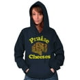 thumbnail image 3 of Praise Cheeses Jesus Foodie Meme Hoodie Sweatshirt Women Men Brisco Brands X, 3 of 6