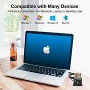ZOWEETEK CAC Card Reader Military,Smart Card Reader USB-A Common Access,Compatible with Windows,Mac and Linux