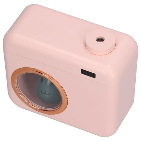 

Domqga Pink Camera Shaped Air Humidifier With Ambient Light Portable USB Charging Mute Humidifier For Home Moisturizing Humidifier Household Air Humidifier