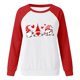 thumbnail image 4 of Camiseta de San Valentín para mujer, regalo para amantes, camiseta de manga larga, camiseta con costuras a juego de colores para mujer Fridja  hkj644, 4 of 6