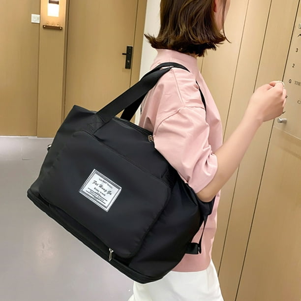 Bolsos de viaje multifuncionales bandoleras plegables bolsos de entrenamiento de gimnasia Ehuebsd portátiles suministros para artículos diversos