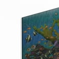 thumbnail image 2 of Luxe Metal Art 'The Reef Panoramic' by Enright, Metal Wall Art, 48"x16", 2 of 9
