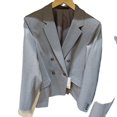 thumbnail image 5 of ~2024年春季新款商务职业双排扣西装外套通勤西服SY465473, 5 of 5