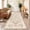 Beige, variant on ICEANT 2' x 3 Bohemian Style Pattern Boho Vintage Black Polyester Indoor Floor Mats, Non-Slip Backing